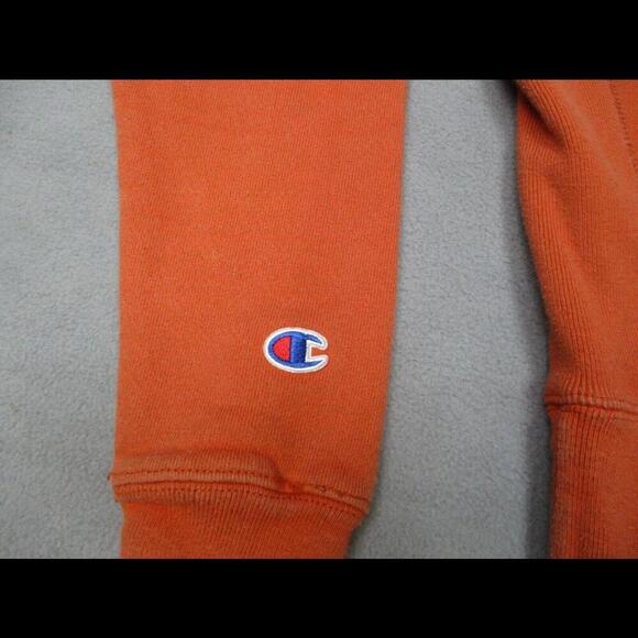 Champion LIFE Women's Reverse Weave Cropped Cut Off Crew Orange Size Small - Picture 8 of 8